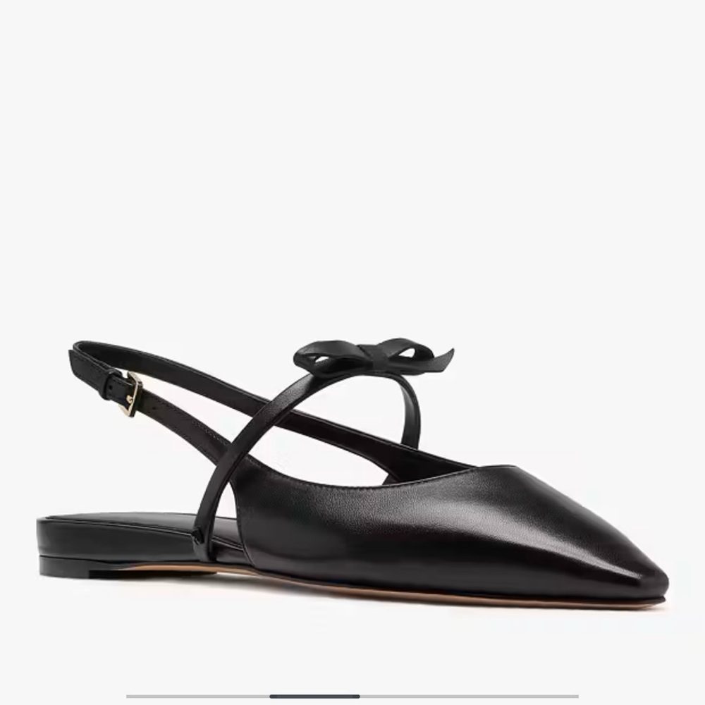 Brand New Kate Spade Carolina Black Flats with Iconic Bow Detail 🖤🖤 - Picture 7 of 10